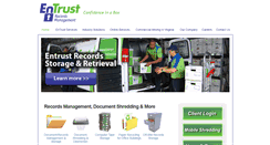 Desktop Screenshot of entrustrm.com